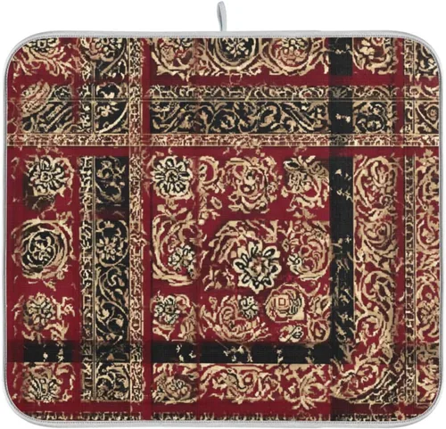 Miniatura 21 de Tapete de secado de platos para encimera de cocina, tapete de secado de platos, tapete escurridor de platos, almohadilla de microfibra absorbente
