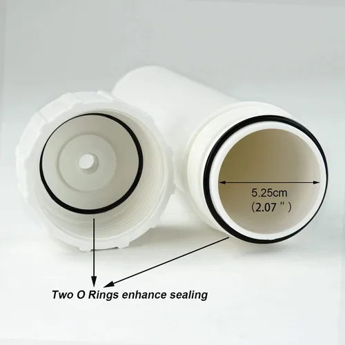 Miniatura 2 de HUINING Carcasa de Membrana RO para Cartucho de Filtro de Agua de Ósmosis Inversa Residencial, Reemplazo para Sistema de Filtración de Agua Potable