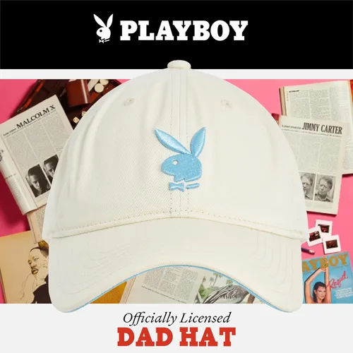 Miniatura 2 de Concept One Playboy - Gorra de béisbol ajustable de sarga de algodón con ala curvada