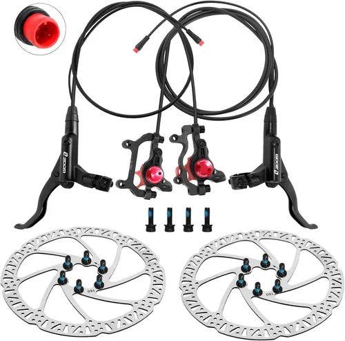 Miniatura 9 de Z00M HB875E Juego de freno de disco hidráulico para eBike Exceedhub, juego de freno hidráulico para apagado de energía eléctrica con rotores
