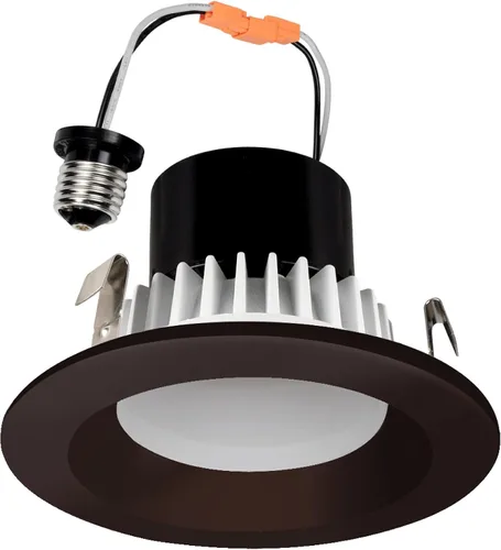 Miniatura 20 de Goodlite Foco descendente redondo LED de 4 pulgadas, 10 W (85 W igual), 850 lúmenes, 5CCT seleccionable 2700K-3000K-3500K-4100K-5000K, CRI90, Blanco