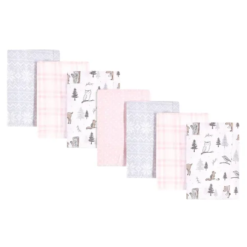 Miniatura 352 de Hudson Baby - Paños unisex de franela de algodón para bebé, bosque, talla única