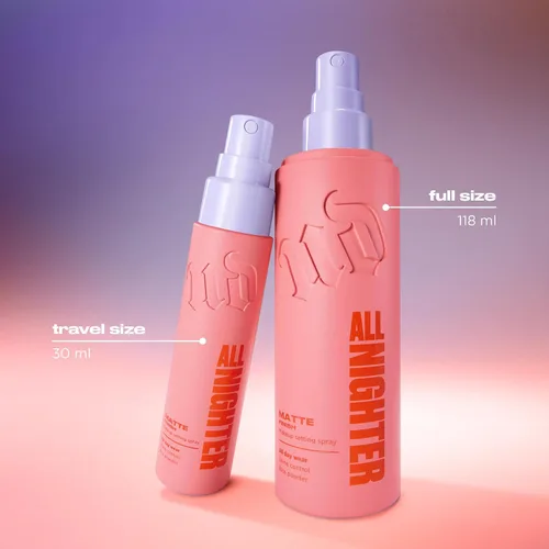 Miniatura 10 de Urban Decay All Nighter - Spray fijador de maquillaje impermeable, acabado mate difuminado, hasta 24 horas de uso, niebla facial ultrafina
