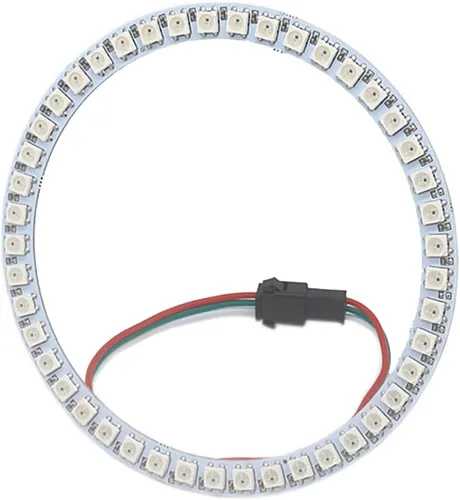Miniatura 12 de WS2812 8 LED Pixel Ring Black PCB direccionable LED módulos 2812 IC RGB a todo color redondo llevado círculo DC5V