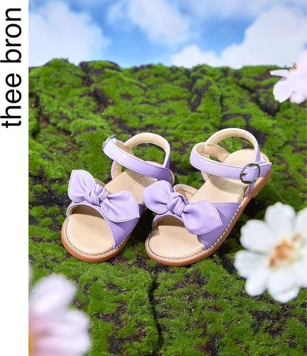 Miniatura 2 de THEE BRON Sandalias cómodas para niñas, zapatos para niños, sandalias rellenas
