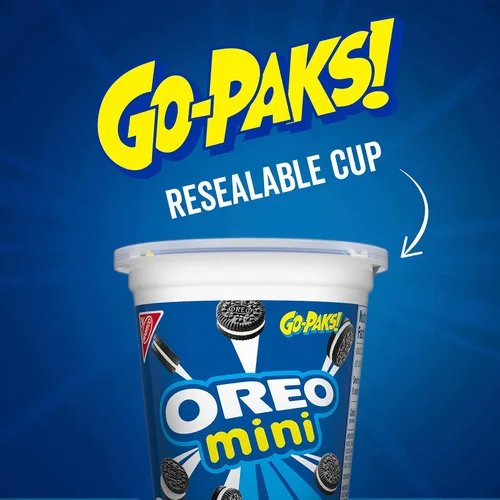 Miniatura 5 de Go-Cup - Paquete surtido de mini galletas OREO, mini galletas CHIPS AHOY, RITZ Bits de queso, Teddy Grahams de miel, Nutter Butter Bites, Mini Nilla