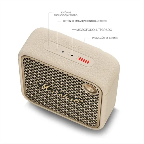 Miniatura 6 de Marshall Willen II - Altavoz portátil con Bluetooth, color crema