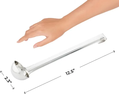 Miniatura 5 de Restaurantware Met Lux - Cucharón para porciones de 2 onzas, 1 cuchara multiusos para servir, no se corroe, lavable en lavavajillas, de acero