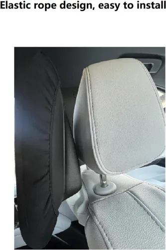 Miniatura 7 de Protectores de pantalla de cuero prémium para Chevy Tahoe/Suburban y GMC Yukon 2021-2025 Paquete de 2 fundas de lujo a prueba de golpes Diseño