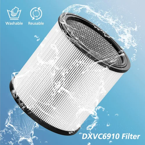 Miniatura 5 de DXVC6910 - Filtro de cartucho de repuesto compatible con aspiradora DeWalt DXV06P DXV09P DXV10P DXV10PL DXV10SA DXV12P DXV14P DXV16P para aspiradora