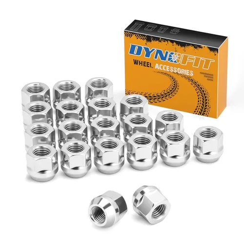 Miniatura 9 de Dynofit Tuercas abiertas M14x2 compatibles con Ford F150 Expedition 2000-2014, tuercas de rueda de 0.551 in x 2.0 para Excursión Lobo Transit