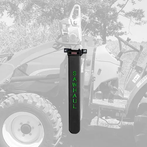 Miniatura 22 de SawHaul Soporte universal para motosierra para tractor, fabricado en Kansas, Estados Unidos, portatosierra de montaje fijo (20 pulgadas, verde)