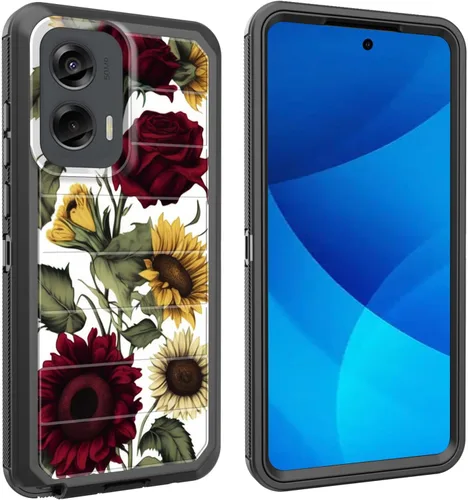 Miniatura 83 de Funda para Moto G Play 4G 2024, cuerpo completo, protección contra caídas, resistente, 3 capas, militar, resistente, duradera, para Motorola Moto G