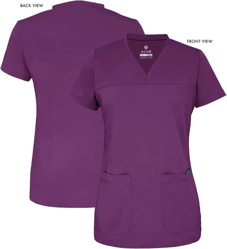 Miniatura 5 de Adar Pro - Ropa quirúrgica para mujer, camisa con cuello en V