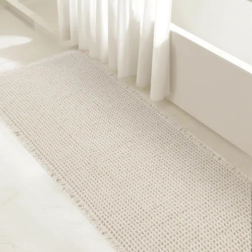 Miniatura 10 de Subrtex - Alfombras de baño de chenilla, tapete de baño de felpa corta y suave, tapete de ducha absorbente de agua, tapete de baño para la ducha