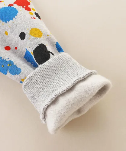 Miniatura 19 de Sudadera con capucha de forro polar de algodón para niños pequeños 2-7T
