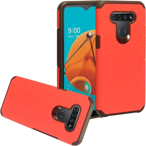 Miniatura 10 de Para LG K51, LG Reflect (LM-K500) - Funda híbrida de TPU - AC4 Azul