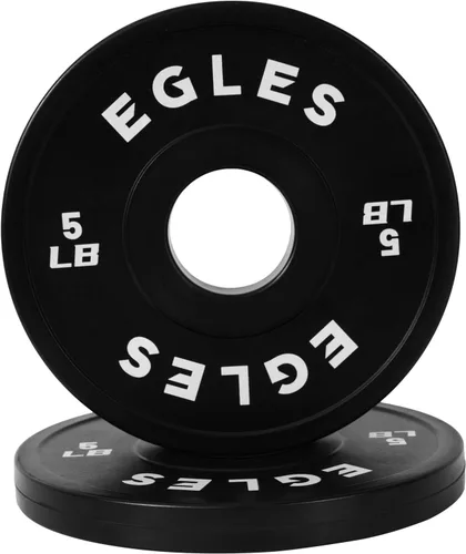 Miniatura 8 de Egles Juego de Placas de Cambio 1.25LB, 2.5LB, 5LB - Placas de Peso Recubiertas de Goma en Pares, Placas Bumper Olímpicas, Codificadas por