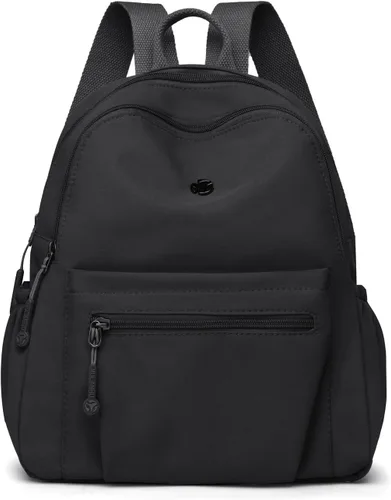 Miniatura 38 de Tanweibago Mini mochilas de nailon para mujer, mochilas pequeñas de 11L para mujer, mochila ligera casual para mujer, mochila de viaje de compras