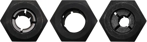 Miniatura 2 de Thaekuns Kit de pinza de enrutador de 3 piezas 2610906283 1/4", 2610906284 1/2" y 2610906287 3/8" para enrutadores Boschi1613,1617, 1618,1619 Series
