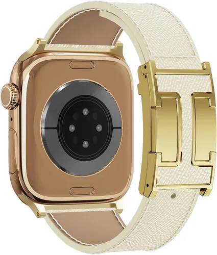 Miniatura 12 de Correa de reloj magnética de cuero compatible con Apple Watch Ultra 49 mm, 46 mm, 45 mm, 44 mm, 42 mm, 41 mm, 40 mm, 38 mm, correa de repuesto
