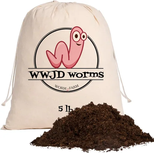 Miniatura 8 de Ropa de cama de gusanos de 3 libras para rastreadores nocturnos y meneadores rojos (gusanos no incluidos) - Ropa de cama de gusanos de vermicompost