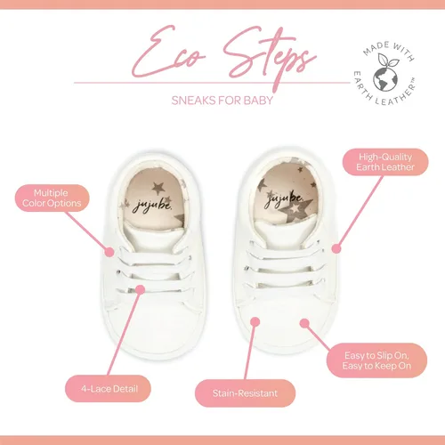 Miniatura 2 de JuJuBe - Zapatos de bebé de silicona para bebés cuero vegano Eco Steps Sneaks