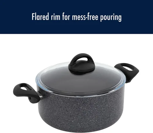 Miniatura 8 de Henckels Everlift Granite - Juego de utensilios de cocina antiadherentes de 10 piezas, fabricado en Italia, revestimiento antiadherente duradero
