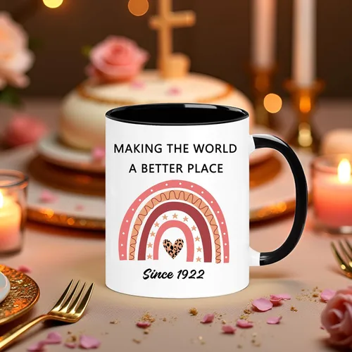 Miniatura 2 de Taza de 104º Cumpleaños, Vintage 1922 Regalos de 104º Cumpleaños para Mujeres, Hombres, Ella, Él, Mamá, Papá, Esposa, Marido, Tía, Tío, Hermana