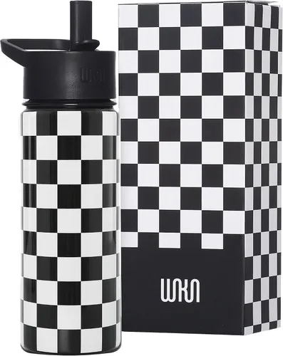 Miniatura 46 de Wildkin Kids - Botella de agua de acero inoxidable de 14 onzas para niños – Sin BPA, a prueba de fugas, aislada, fácil de limpiar - Ballerina