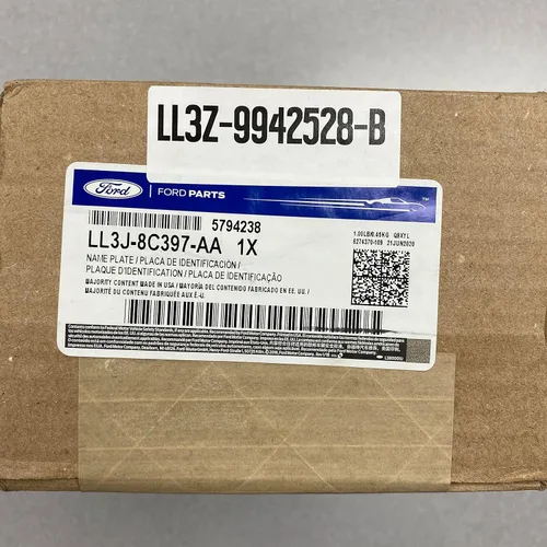 Miniatura 7 de Insignias ovaladas para parrilla y portón trasero Ford F-150 negro ahumado 18-20 sin cámara frontal