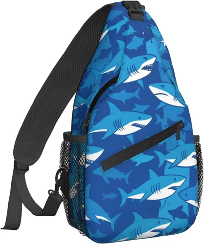Miniatura 31 de Famame Mochila bandolera para el pecho, bolsa de hombro cruzada, gimnasio, ciclismo, viajes, senderismo, Varios