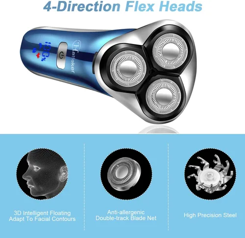 Miniatura 5 de Hatteker Cabezales de repuesto para afeitadora eléctrica para hombres RSCX-7568D, RSCX-958804