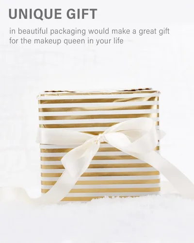 Miniatura 7 de KOTORA Bolsa de Maquillaje Inicial, Bolsa de Viaje de Artículos de Aseo, Bolsa de Maquillaje Transparente, Bolsas de Cosméticos Organizadoras