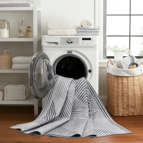 Miniatura 9 de ReaLife Rugs Alfombra Pasillo Lavable a Máquina - Sala de Estar Dormitorio Baño Cocina Entrada Oficina - Acolchada Pelo Bajo Resistente a Manchas