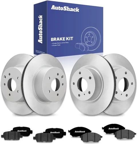 AutoShack Rotores de Freno Delanteros y Traseros Pastillas de Freno de Cerámica Repuesto Para Nissan 370Z 350Z INFINITI G35 M35 EX35 G25 QX50 M45