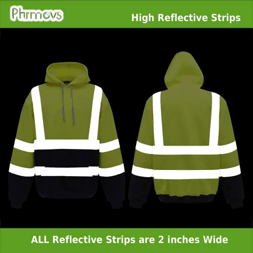 Miniatura 3 de Hi-Vis - Sudadera con capucha ANSI Clase 3