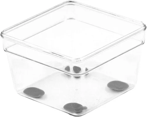 Miniatura 17 de Glad Bandeja de almacenamiento de plástico para cajones, contenedor organizador resistente para el hogar, cocina, baño, dormitorio, oficina, pies