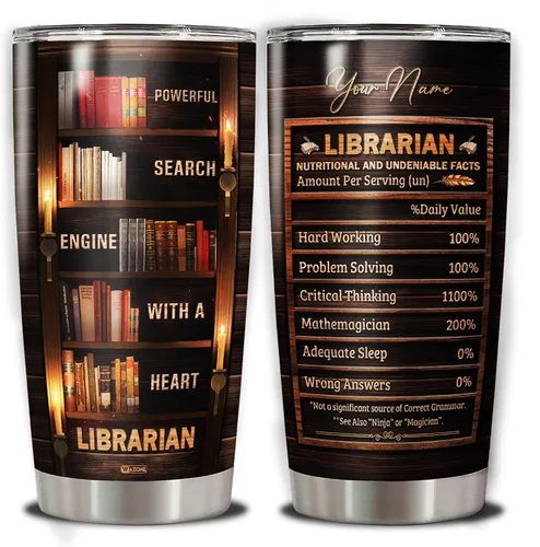 Miniatura 13 de WAZONE Vaso de acero inoxidable personalizado con datos nutricionales de baterista, 20 onzas, 30 onzas, nombre personalizado, con texto "I Play