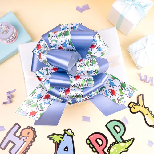 Miniatura 4 de LeZakaa Lazo de regalo Lagre de 12 pulgadas, lazo para automóvil, lazo grande gigante para decoración de regalos, lazos de cumpleaños para niños