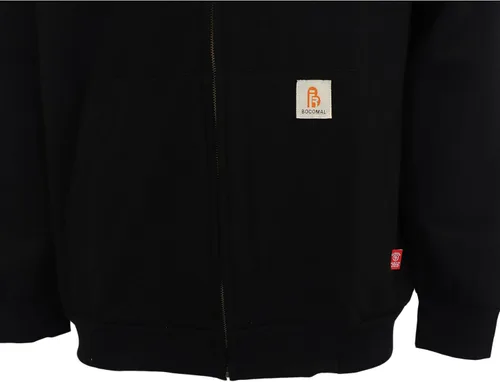 Miniatura 5 de BOCOMAL FR Sudaderas con capucha para verano con cremallera de 7.5 onzas de algodón ligero resistente al fuego (sin forro polar)