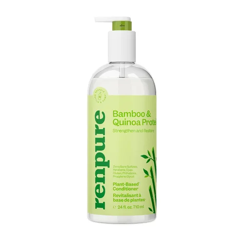 Miniatura 11 de RENPURE Vinagre de sidra de manzana y acondicionador de aloe, a base de plantas, aclara, elimina los residuos y nutre para un cabello brillante