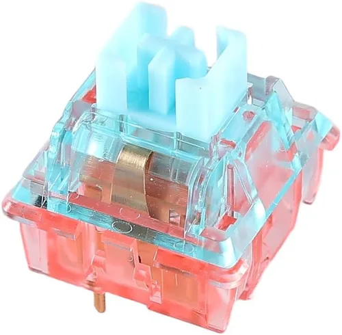 Miniatura 5 de Ranked RS-11 Pro Interruptores mecánicos para teclados mecánicos de juegos Montaje en PCB de 5 pines Pre lubricado Lineal 62cN por JWK