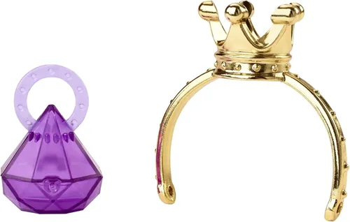 Miniatura 5 de Barbie Extra Minis - Muñeca y accesorios con cabello rubio con vestido brillante y encogedor peludo, 5.5 pulgadas