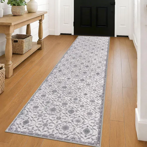 Miniatura 55 de KILOCOCO Alfombra de Pasillo 2x6, Alfombra de Pasillo Marroquí Súper Suave Lavable para Pasillo de Entrada, Alfombra de Cocina de Pasillo de Lana