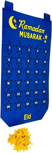 Miniatura 4 de Calendario de cuenta regresiva de Ramadán para niños, calendario islámico, festivo, decoración del hogar, calendario de Adviento de Ramadán Mubarak