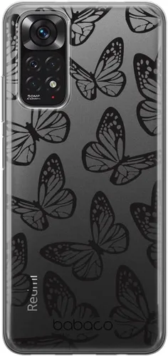 Miniatura 3 de Babaco ERT Group - Funda para Xiaomi REDMI Note 11S 4G/REDMI Note 11 4G, diseño original y oficial de mariposas 002 adaptado a la forma del teléfono