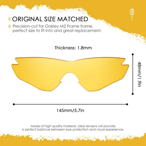 Miniatura 8 de Lentes de repuesto ANSI Z87.1 para gafas de sol Oakley M2 Frame OO9212