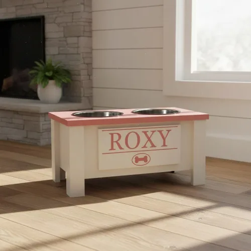 Miniatura 69 de GrooveThis Woodshop Soporte Personalizado de Cuenco Elevado para Perros de Tamaño Grande, Mediano, Pequeño y Extra Pequeño - Cuencos de Acero Negro