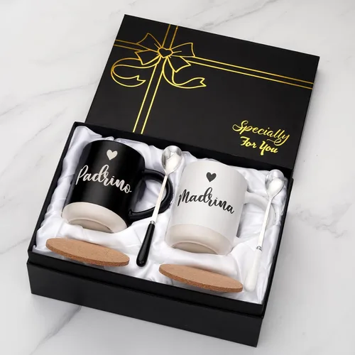 Miniatura 8 de Cabtnca Regalo de propuesta de padrinos, regalo de propuesta de padrinos, tazas Padrino Madrina, regalos de cumpleaños de Navidad para padrinos